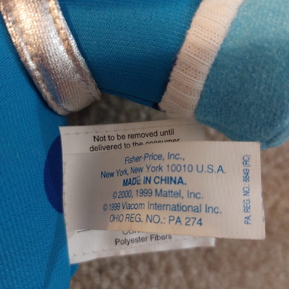 Vintage 90s Y2K Blue's Clue Dog Bedtime Sleepover Sleeping Bag Flashlight Plush - Picture 7 of 7